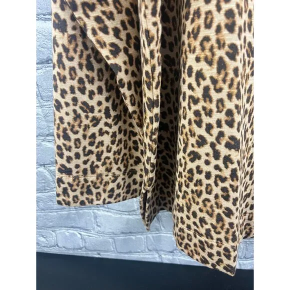 J. Jill  Leopard Print Cowl Neck Pullover LS  Top Shirt  Size 2X - Picture 9 of 9
